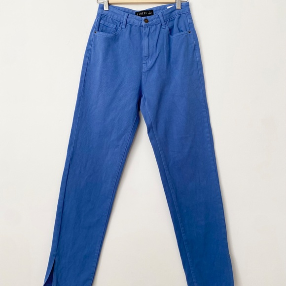 lioness periwinkle split hem denim - Picture 2 of 5
